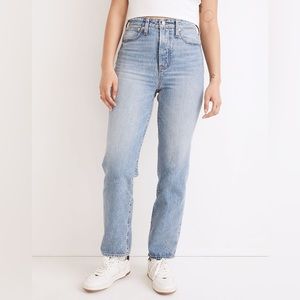 NWT Madewell Curvy Perfect Vintage Jeans in Seyland Wash
